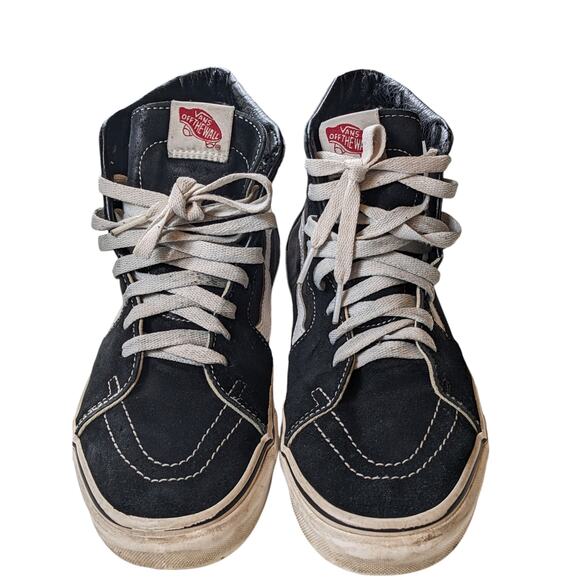 VANS Shoes Sk8 Hi Canvas Skateboard Mens 8 Womens 9.5 High Top Off Wall Sneakers - Picture 9 of 11